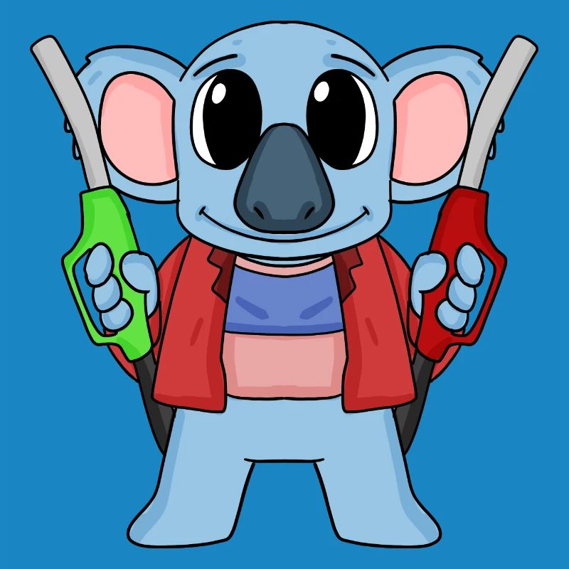 Préposé à la station-service Station d’essence Koala