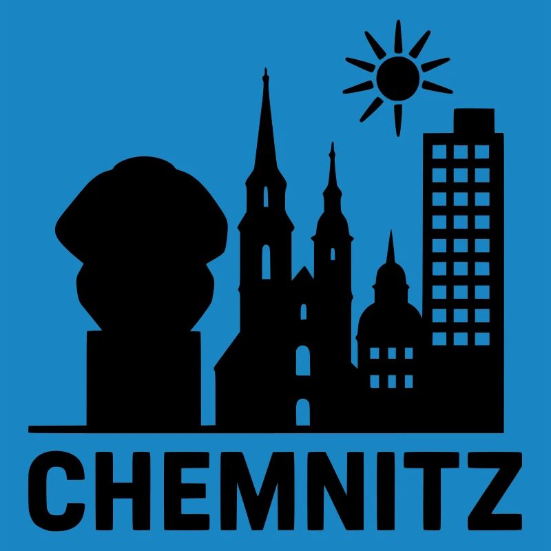 Silhouette de l’emprise de Chemnitz