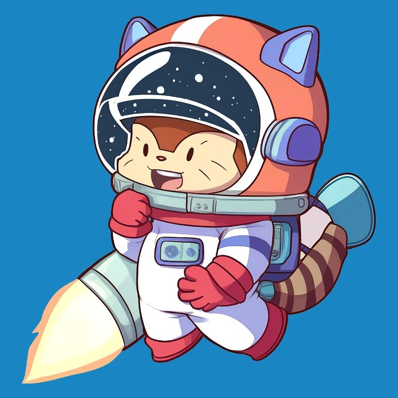 Astronaute chat en combinaison spatiale