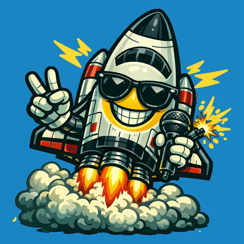 Canard Fusée Spatiale avec Micro