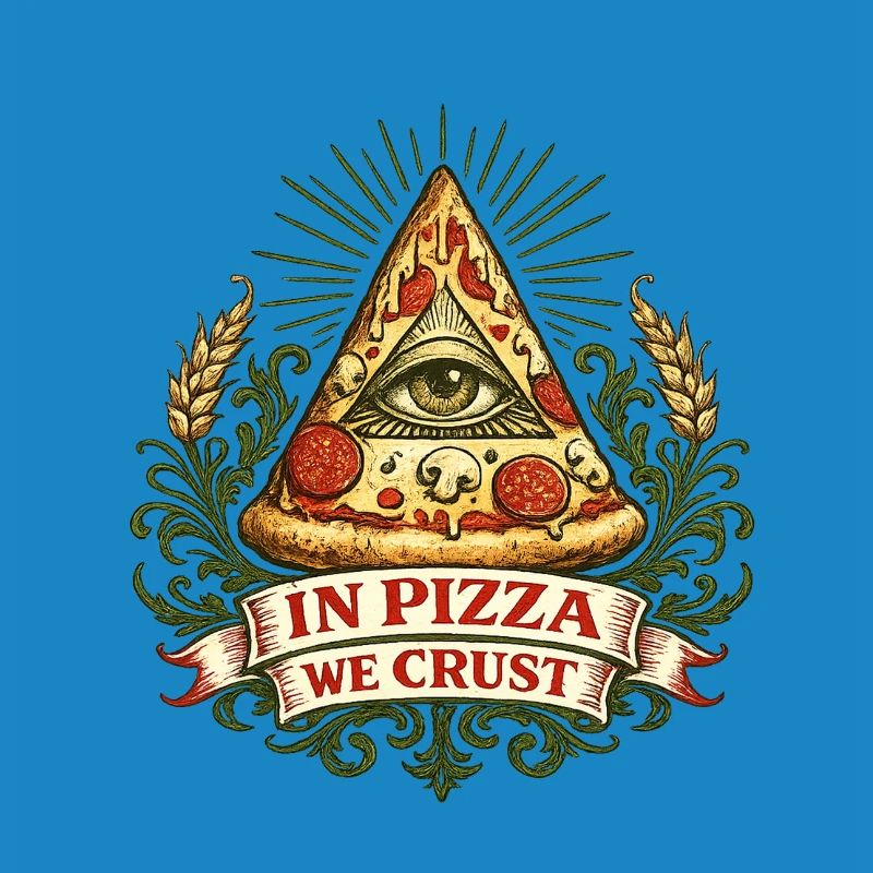 Devise de la Croûte Œil de la Pyramide de la Pizza