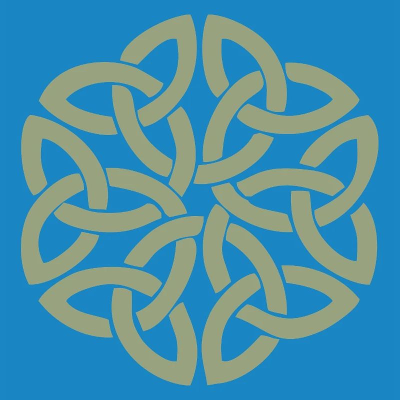 Circular Celtic Knot Interlace