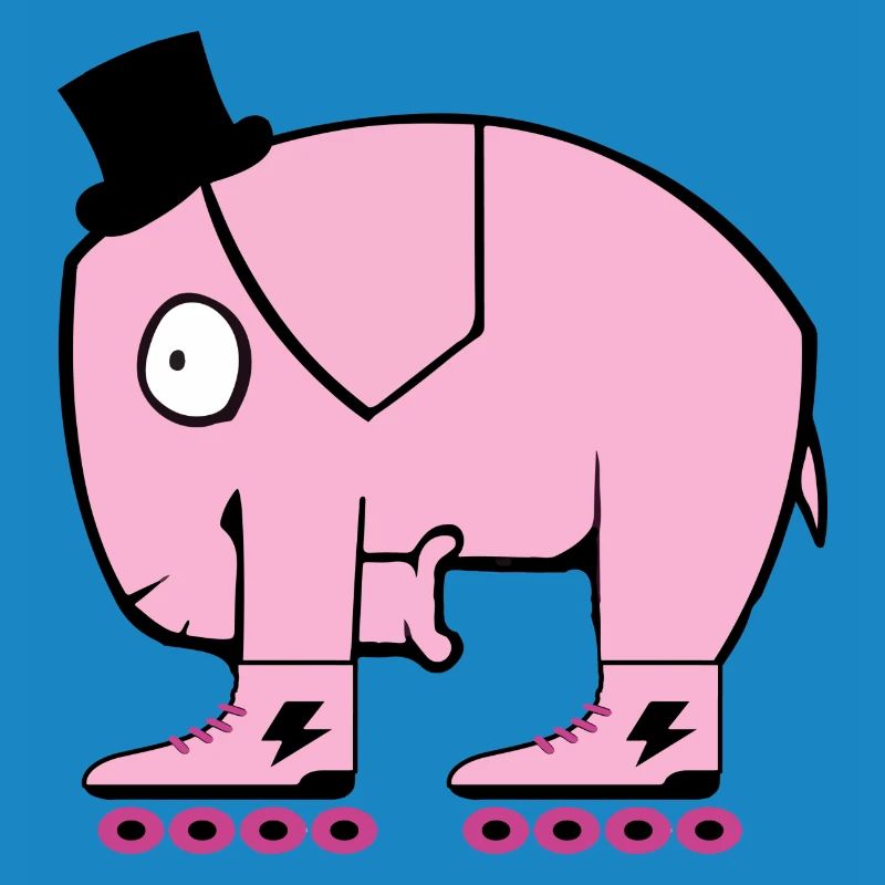 Pinker Elephant