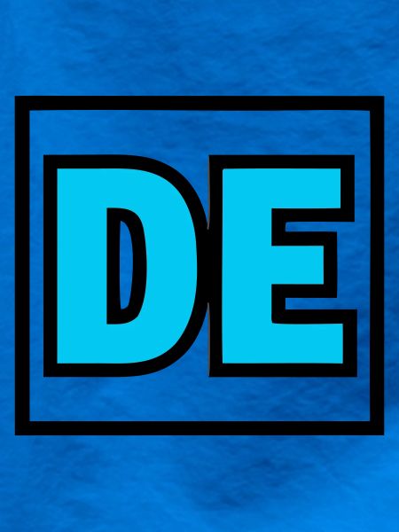 DE Initialen Buchstaben Logo