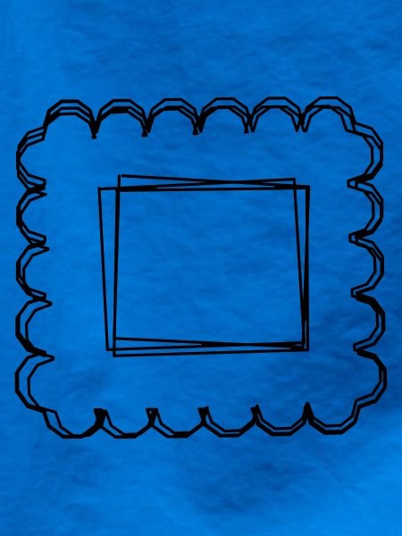 Briefmarke handgezeichnet