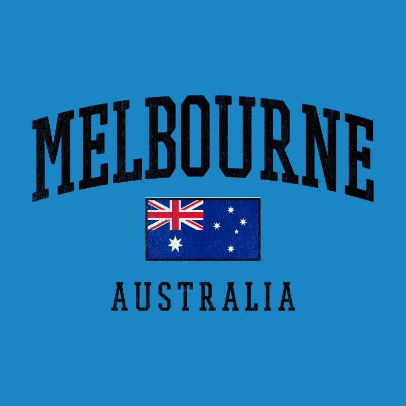 Melbourne, Australie, Conception du drapeau