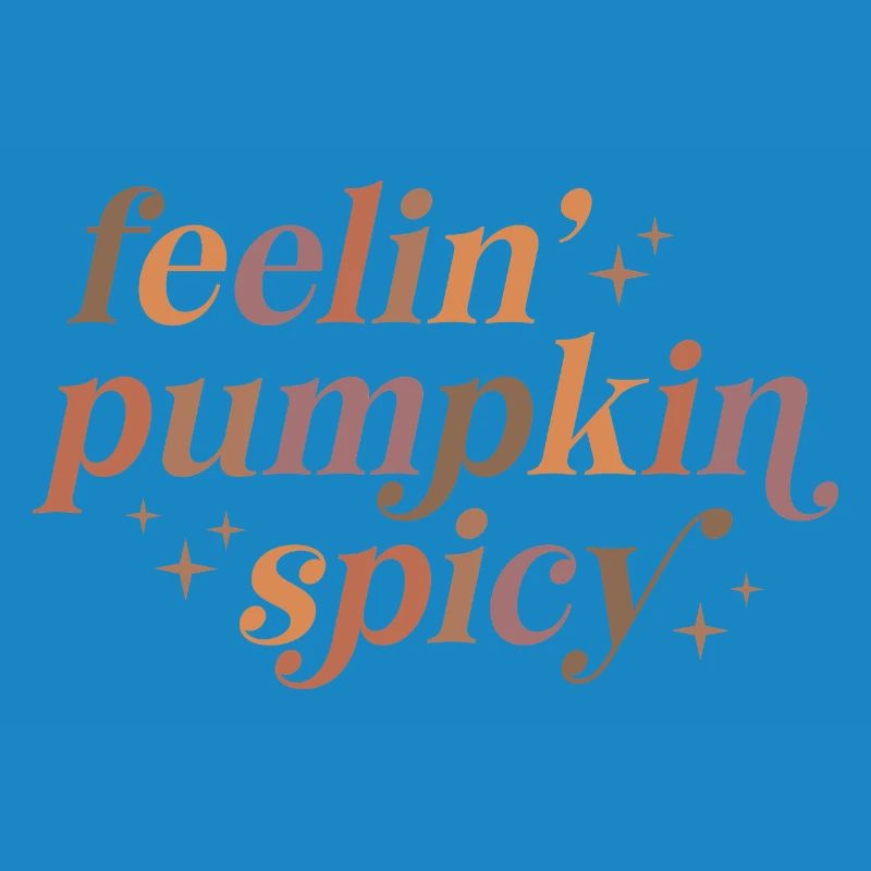 Conception de texte épicé Feelin' Pumpkin
