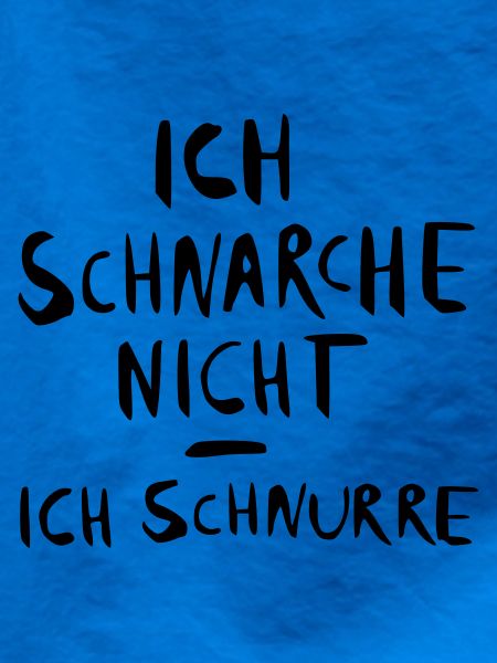 ich schnarche nicht - ich