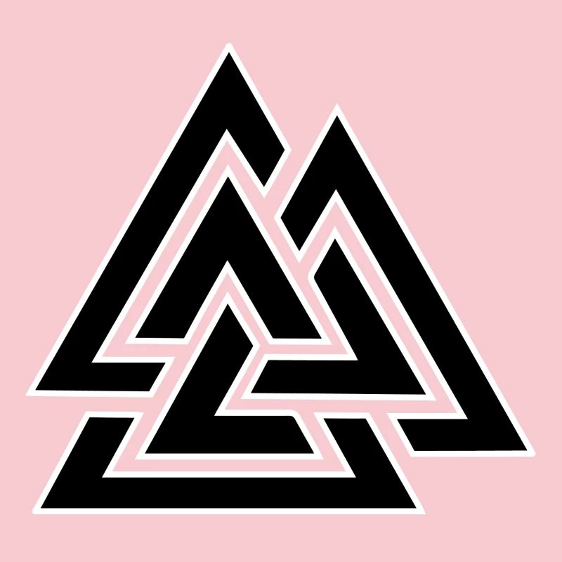 Triangular intertwined pattern