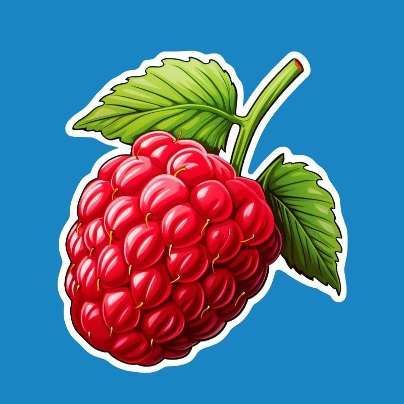 Himbeere einzeln