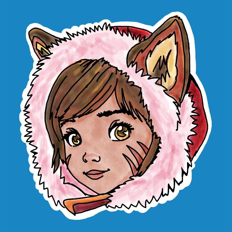 Rotkäppchen als kleiner Wolf
