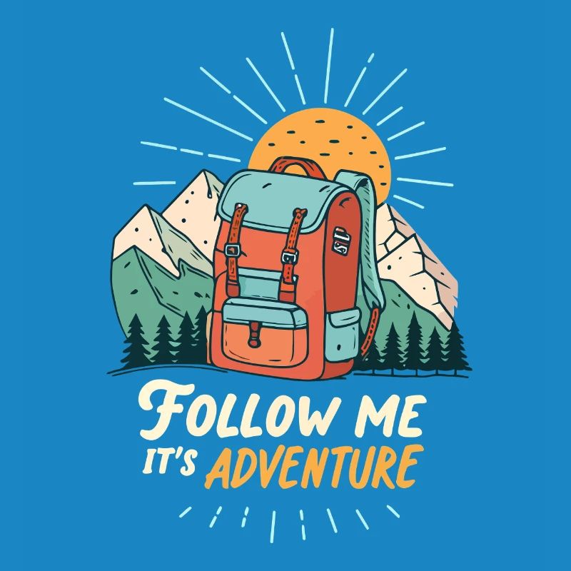 Mountain adventure backpack