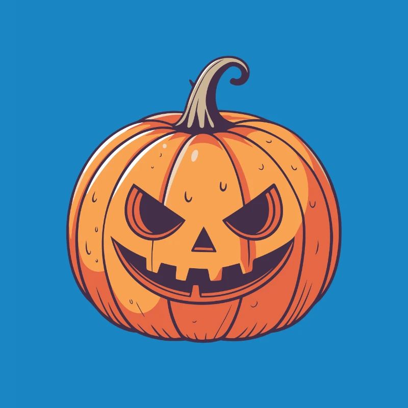 Pumpkin Jack o'Lantern Graphic