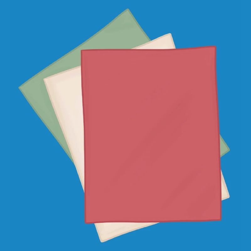 Pastel Paper Stack