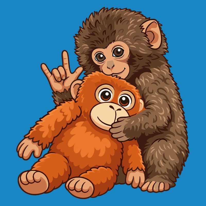 Monkey Punch Monkey Cute Gift