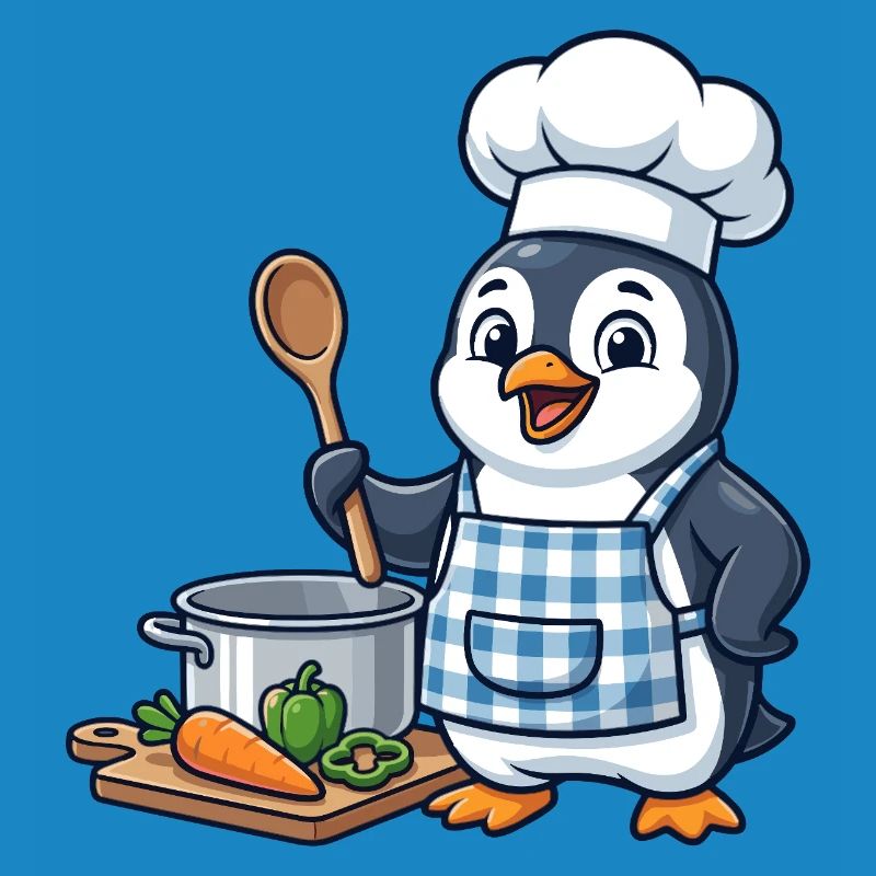 Cuisson des légumes de Penguin Chef