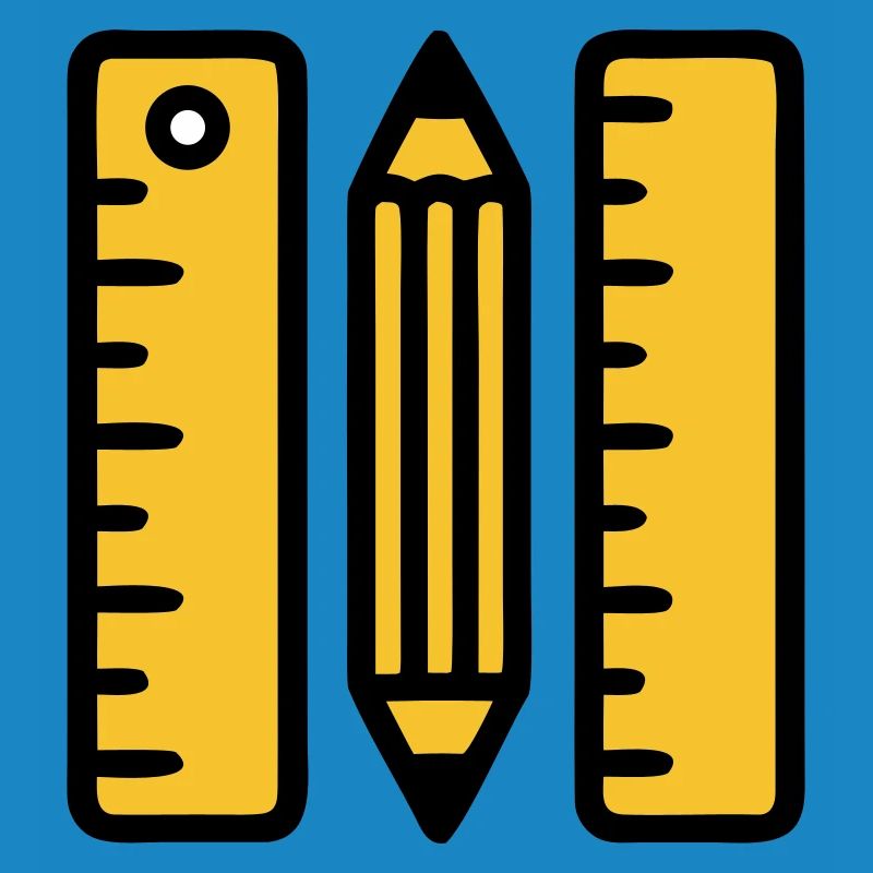 Règles-stylo dessinant l’architecture
