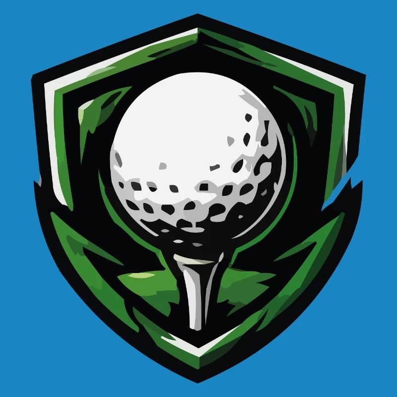 Shield Golf Ball Emblem