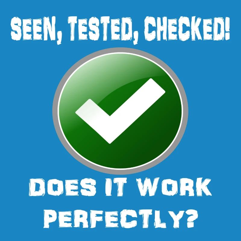 SEEN TESTED CHECKED WORK PERFECT!