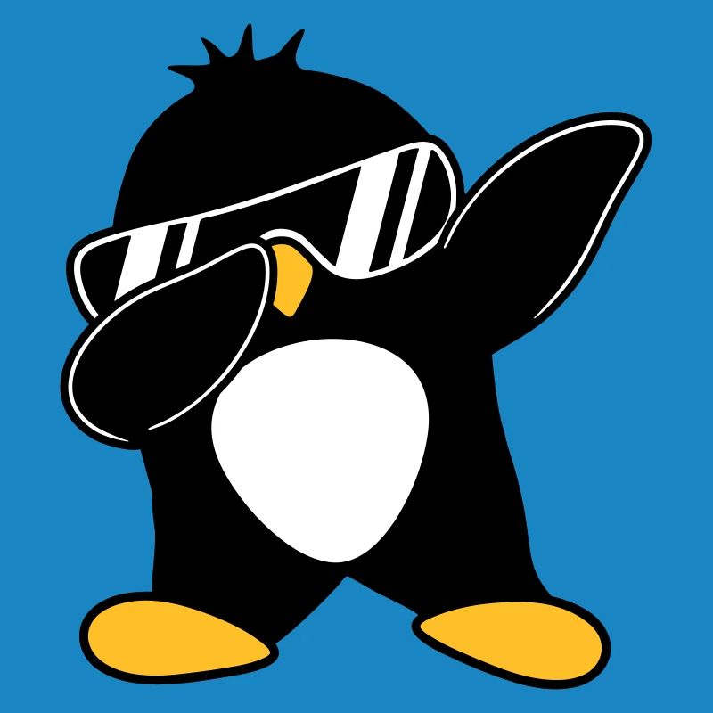 Dabbing Pinguin