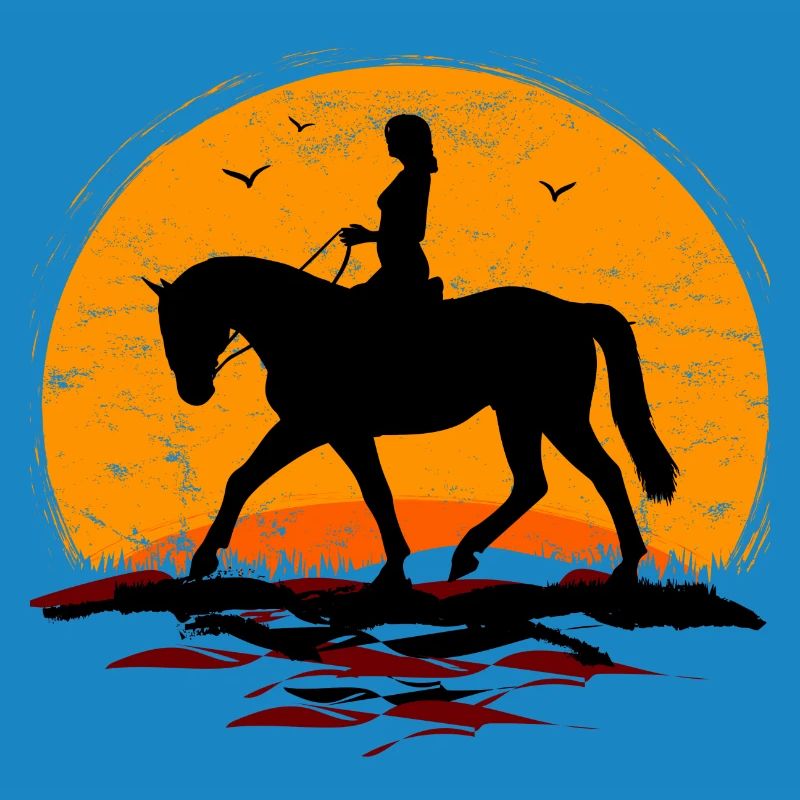 Equitation - Cavalier - École d’équitation - Cheval - Soleil