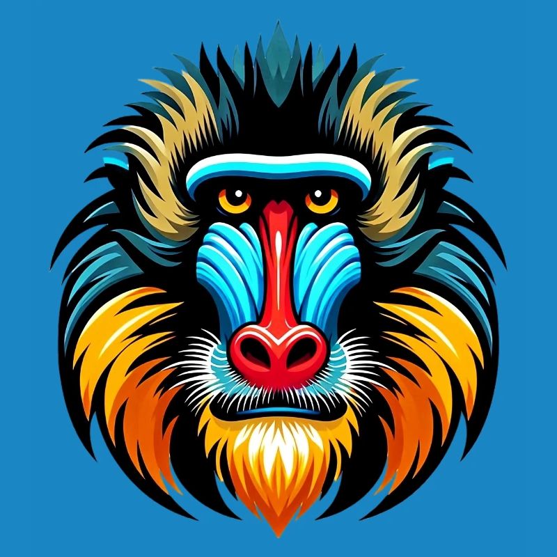 Mandrill monkey