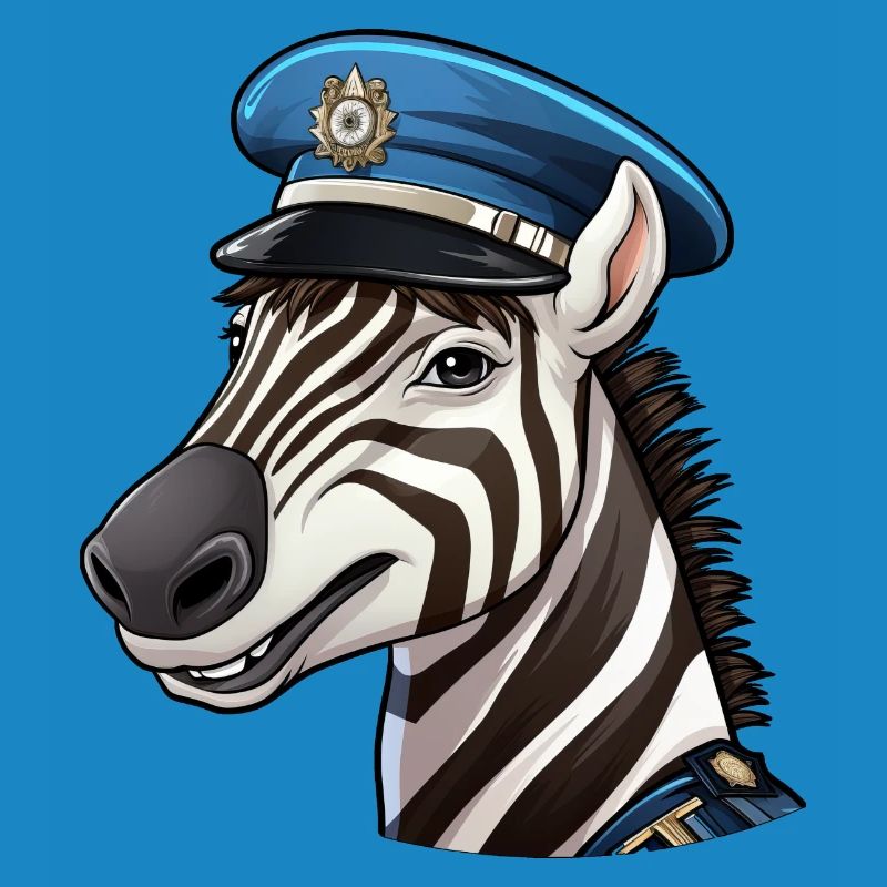 Zebra Policewoman