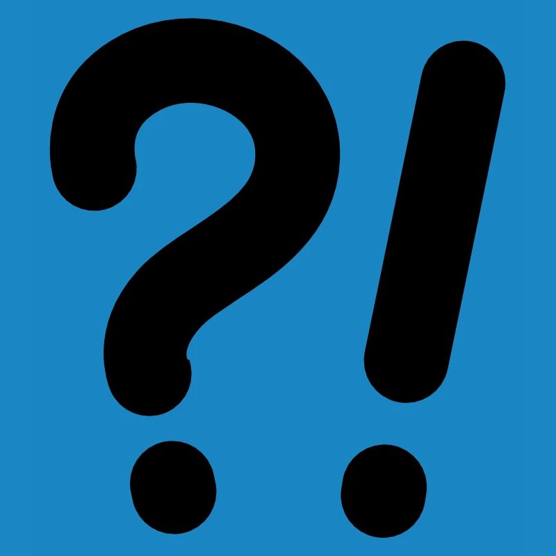 Question marks and exclamation marks