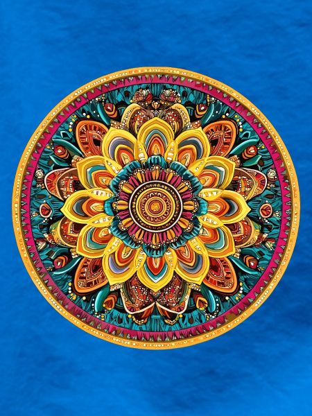 Leuchtendes Mandala Kaleidoskop