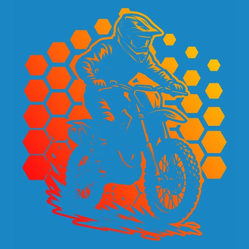 Conception compacte du motocross