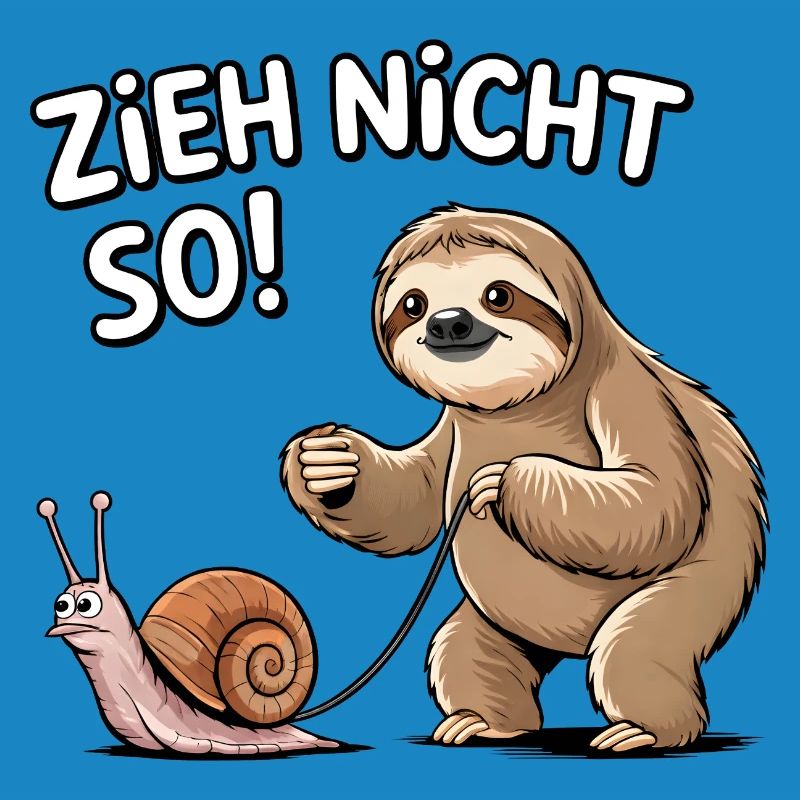 Don't pull so sloth snail