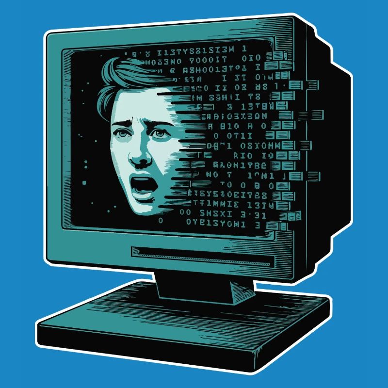 IA rétroglitch Retroglitch Computer Terror