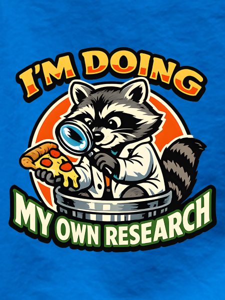 Eigene Forschung Waschbär Pizza
