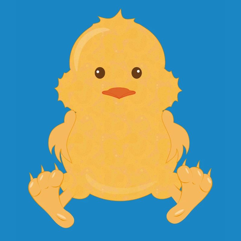 Oh comme c’est doux! Un poussin nouvellement éclos