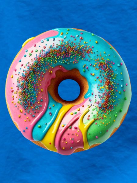 Bunte Donut Vibes
