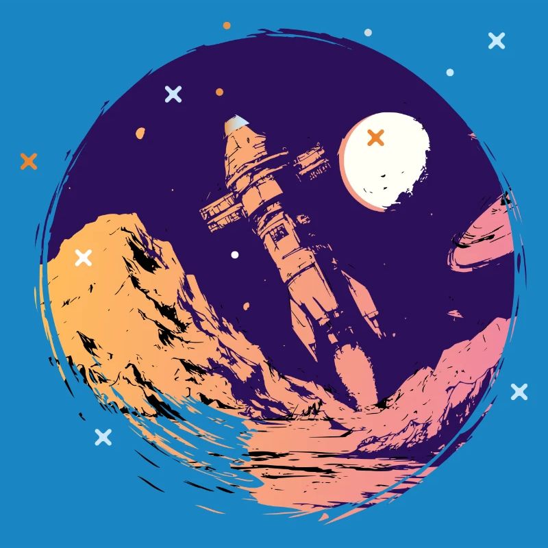 fusée espace école de l’espace début Allez nerd de l’espace