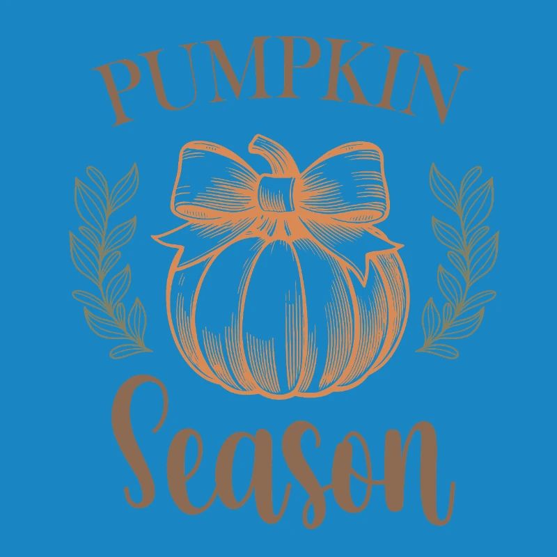 Conception de script de saison de citrouille pour les vacances