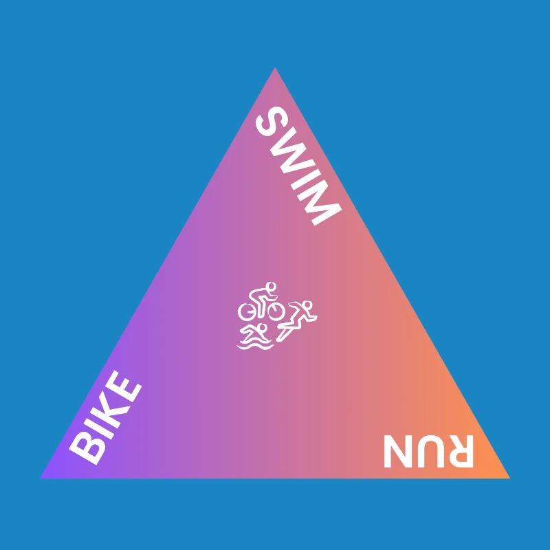 Triathlon Triangle Gradient