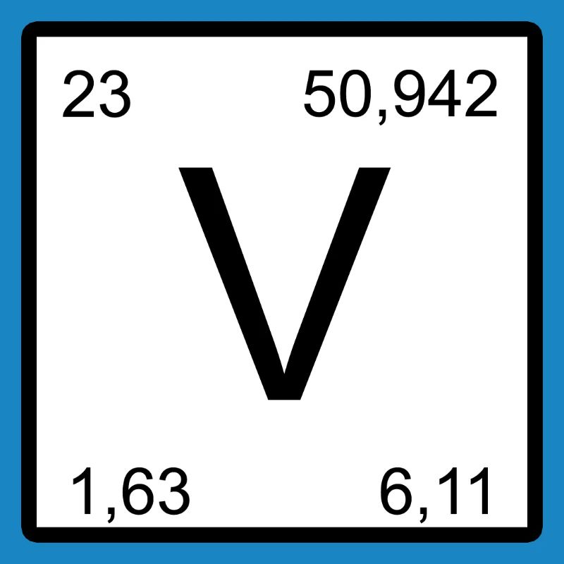 Vanadium V-Element Conception