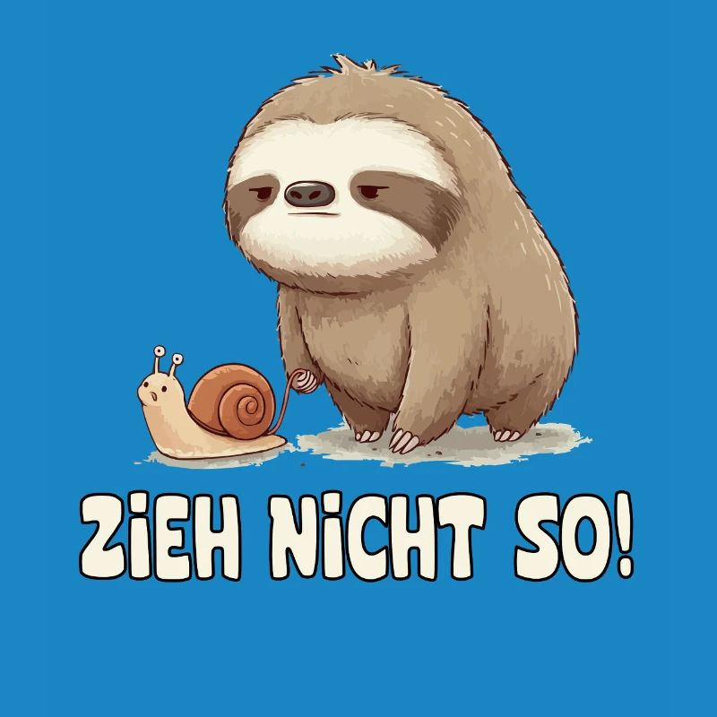 Pull Not So Sloth Cartoon