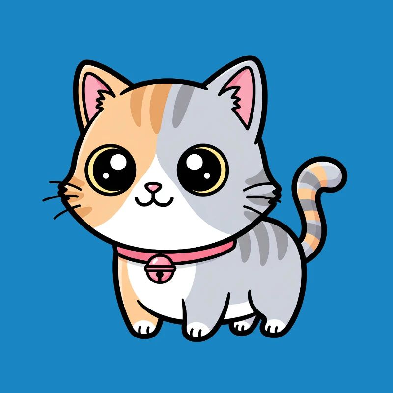 Calico Kitten Collar Charm