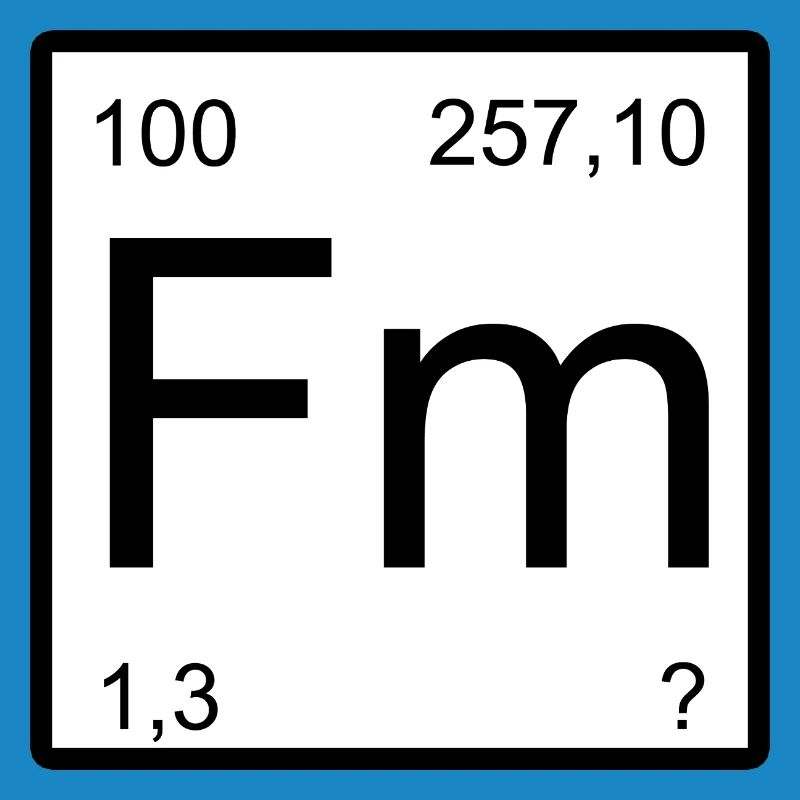 Conception de la table de période du fermium
