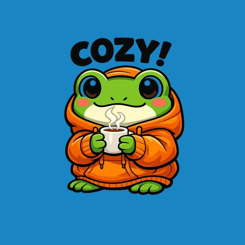 Sweat à capuche Pullover Grenouille Douillet