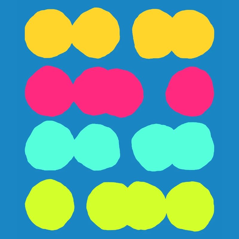 Colourful Abstract Circle Pattern - Fun & Vibrant