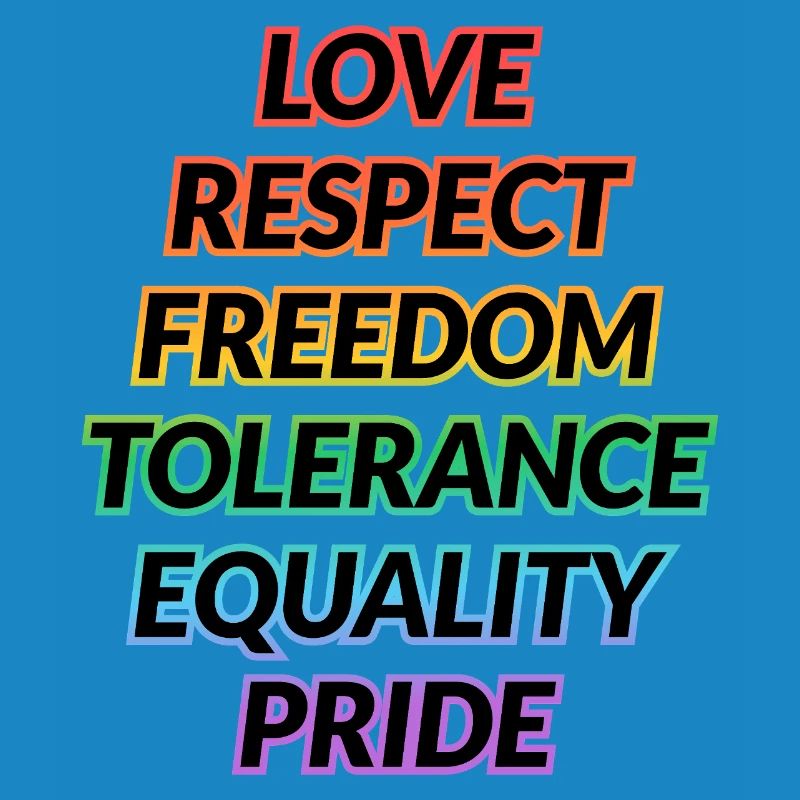 Pride Rainbow Values Tee
