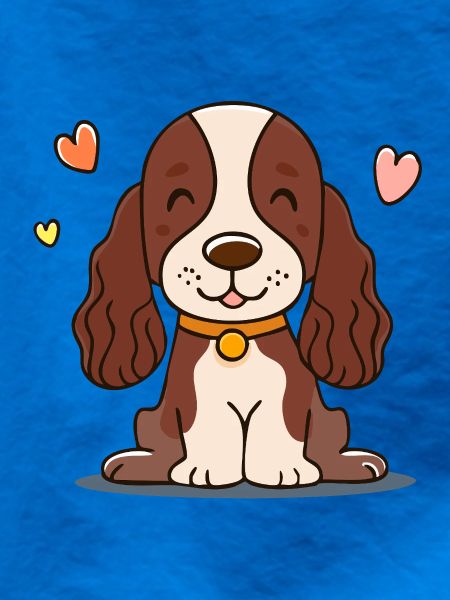 Hündchen mit Wuschelohren (Chibi-Comic)