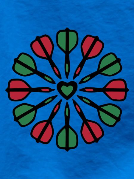 Dartpfeile Mandala Icon