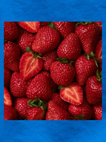 Frische rote Erdbeeren