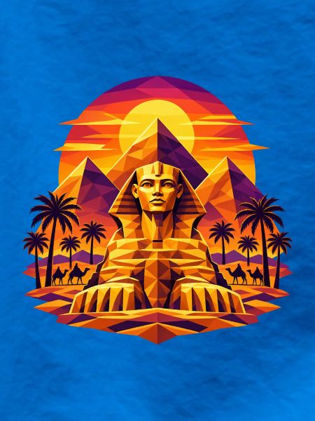 Sphinx Sonnenuntergang – Gizeh