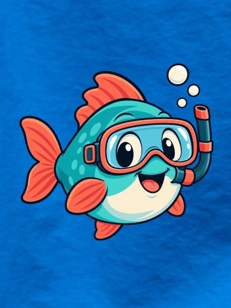 Fisch mit Schnorchel